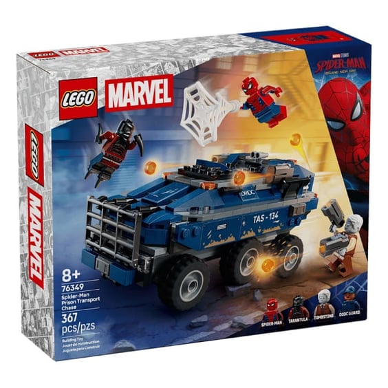 Конструктор LEGO: Marvel: Spider-Man: Brand New Day: Spider-Man Prison Transport Chase, (76349) 8
