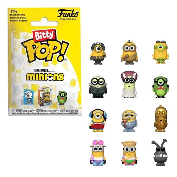 Фігурки Funko Bitty POP!: Mystery: Minions (Blind Box: 1 з 12), (763820)