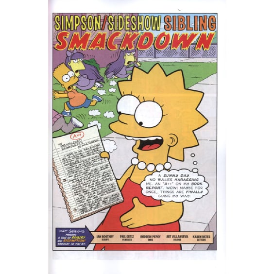 Комикс The Simpsons. Simpsons Comics. Beach Blanket Bongo. #71-75, (764104) 3