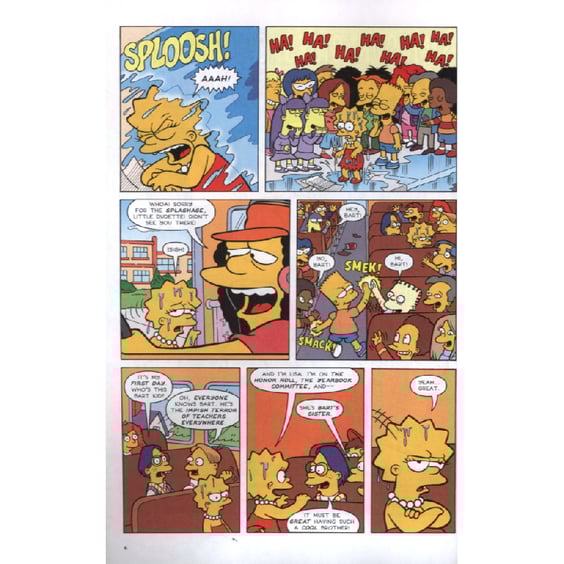 Комикс The Simpsons. Simpsons Comics. Beach Blanket Bongo. #71-75, (764104) 4