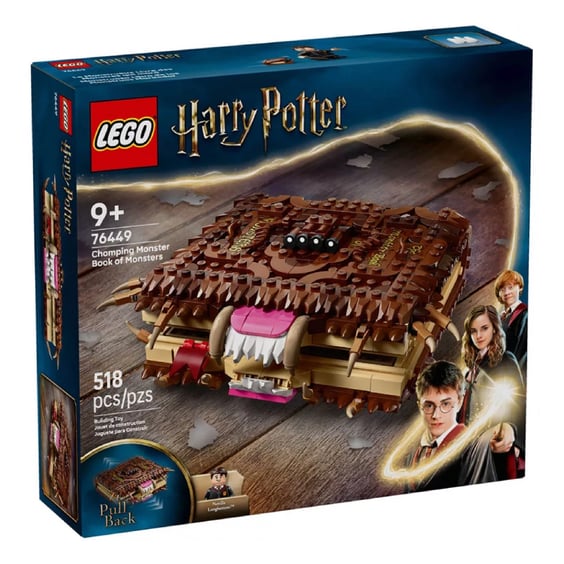 Конструктор LEGO: Wizarding World: Harry Potter: Chomping Monster Book of Monsters, (76449) 6