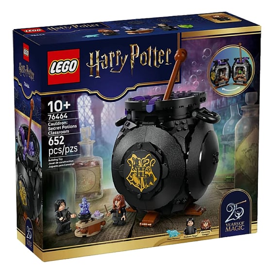 Конструктор LEGO: Wizarding World: Harry Potter: 25 Years of Magic Anniversary: Cauldron: Secret Potions Classroom, (76464) 10