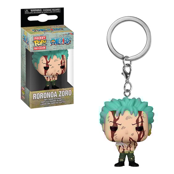 Брелок Funko Pocket POP!: Keychain: One Piece: Roronoa Zoro, (76880)