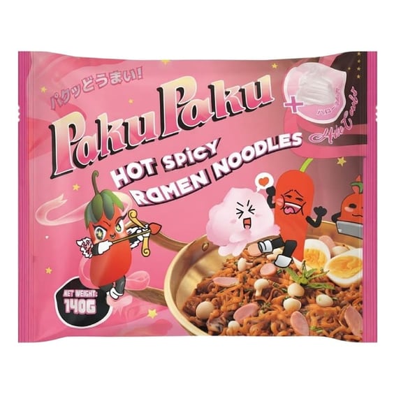 Лапша PakuPaku: Hot Spicy Ramen: Halo Carbonara, (770671)