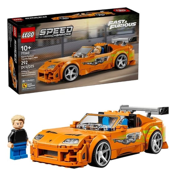 Конструктор LEGO: Speed Champions: Fast and Furious: 25 Years of Fast and Furious Anniversary: Toyota: Supra MK4, (77260)