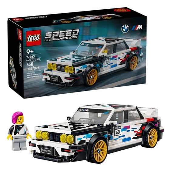 Конструктор LEGO: Speed Champions: Motorsport: BMW: BMW M3 (E30), (77263)