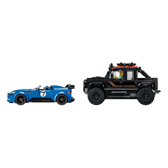 Конструктор LEGO: Speed Champions: Jaguar х Land Rover: Jaguar F-TYPE Project 7 and Land Rover Defender Classic, (76922) 3