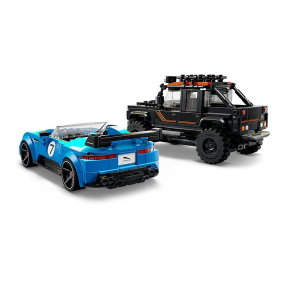 Конструктор LEGO: Speed Champions: Jaguar х Land Rover: Jaguar F-TYPE Project 7 and Land Rover Defender Classic, (76922) 5