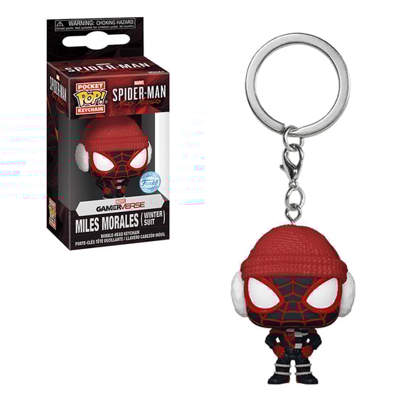 Брелок Funko Pocket POP!: Keychain: Marvel: Spider-Man: Miles Morales: Gamerverse: Miles Morales (Winter Suit) (Special Edition), (77449)