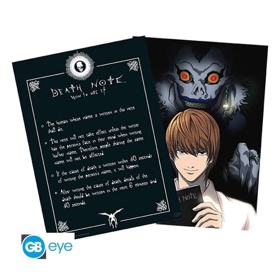 Набор постеров GB Eye: Chibi: Death Note: Light, Ryuk and Death Note, (77473)