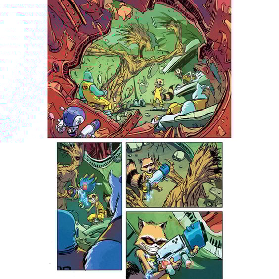 Комикс Єнот Ракета. Переслідування, (779291) 2