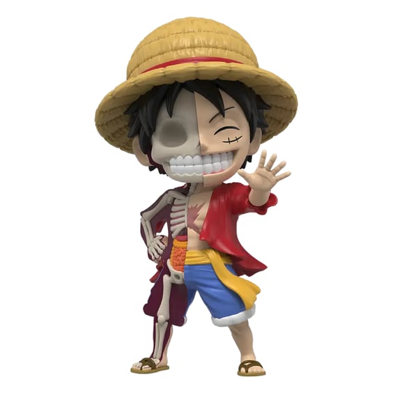Колекційна фігурка Mighty Jaxx: Jason Freeny: XXray Plus: One Piece: Wanted Series: Monkey D. Luffy, (78877)