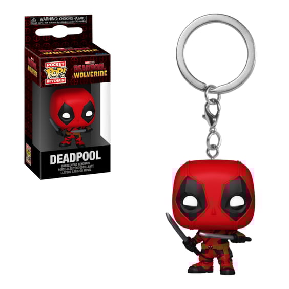 Брелок Funko Pocket POP!: Keychain: Marvel: Deadpool & Wolverine: Deadpool, (79764)