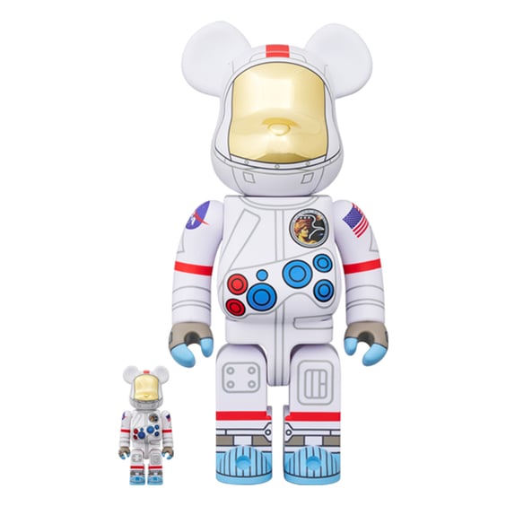 *Original* Be@rbrick: NASA: Apollo 17: Astronaut (Set) (100% & 400%), (614649)