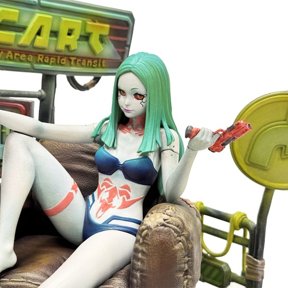 Колекційна фігурка 3D Magicca: Cyberpunk 2077: Edgerunners: Rebecca Smasher, (80029) 10