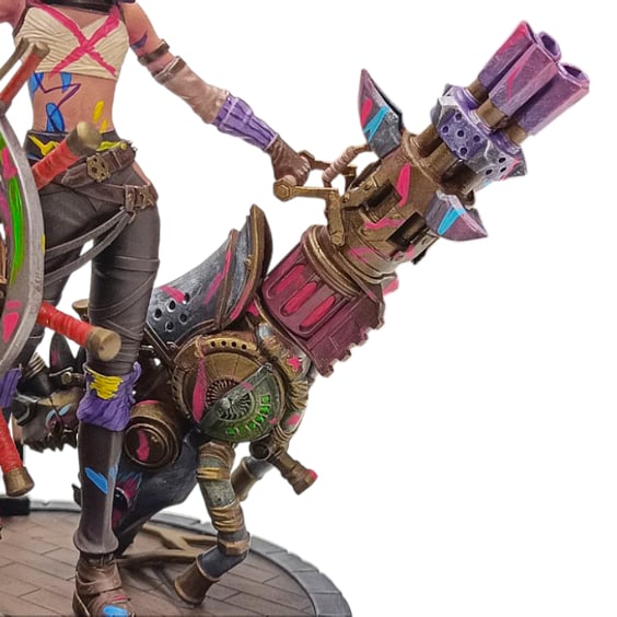 Коллекционная фигурка 3D Magicca: Arcane: League of Legends: Jinx (Balloon Platform), (80041) 6