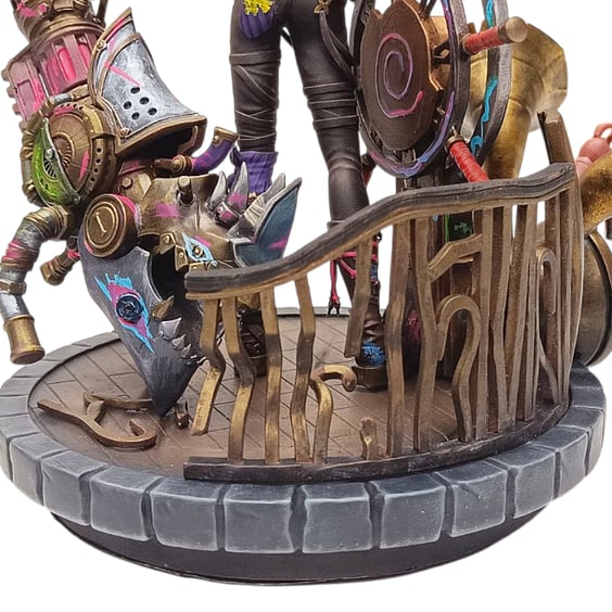 Коллекционная фигурка 3D Magicca: Arcane: League of Legends: Jinx (Balloon Platform), (80041) 8