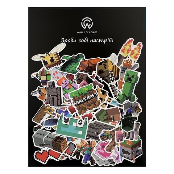 Набор стикеров Minecraft, (8008)