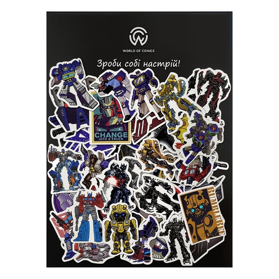 Набір стікерів Transformers, (8009)