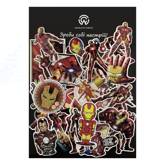 Набір стікерів Marvel: Iron Man, (8011)