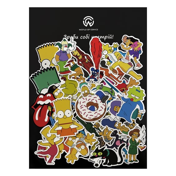 Набір стікерів The Simpsons, (8016)