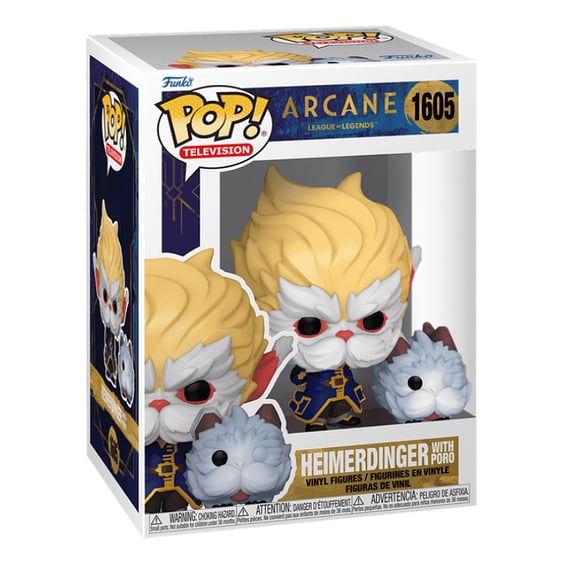Фигурка Funko POP!: Television: Arcane: League of Legends: Heimerdinger w/ Poro, (80193) 3