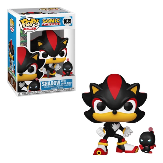 Фігурка Funko Pop!: Games: Sonic: The Hedgehog: Shadow w/ Dark Chao, (80308)