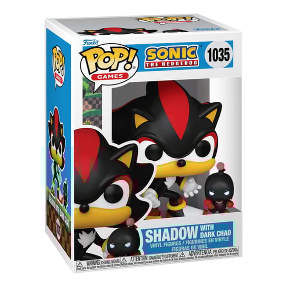 Фігурка Funko Pop!: Games: Sonic: The Hedgehog: Shadow w/ Dark Chao, (80308) 3