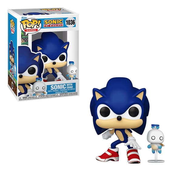 Фігурка Funko Pop!: Games: Sonic: The Hedgehog: Sonic w/ Chao, (80309)
