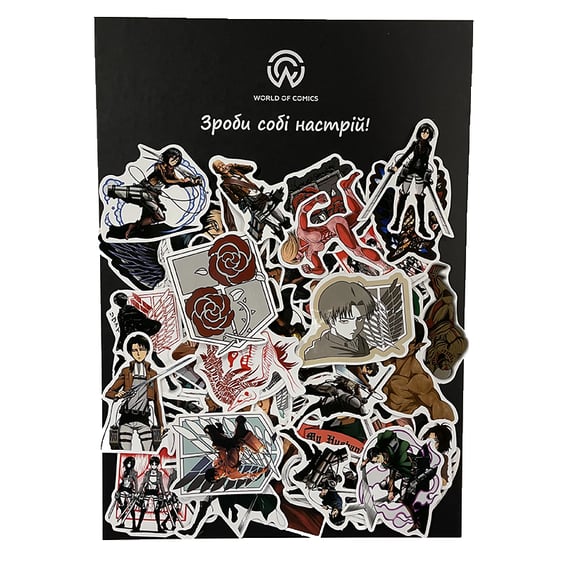 Набір стікерів Attack on Titan: Mix, (8033)