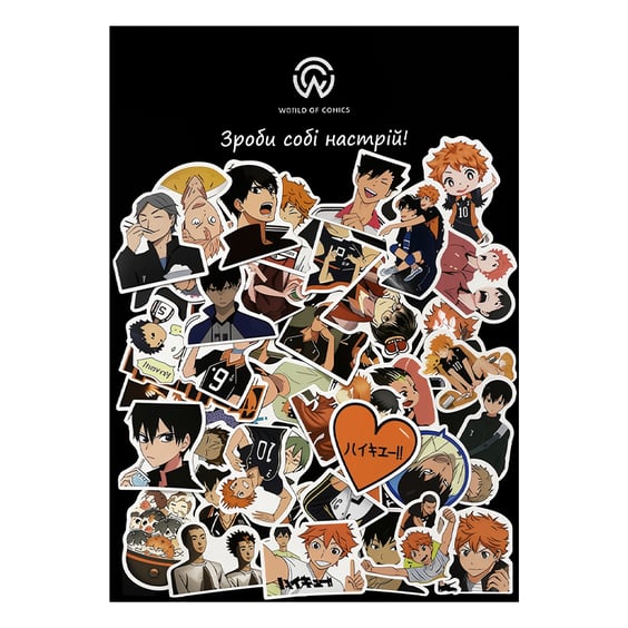Набір стікерів Haikyuu!!, (8041)