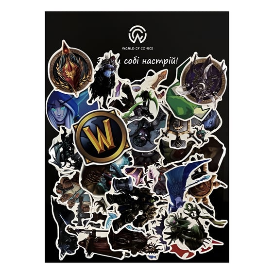 Набір стікерів World of Warcraft, (8074)