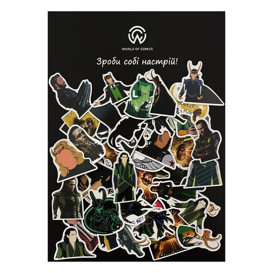 Набір стікерів Marvel: Loki, (8087)