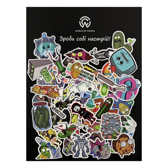 Набор стикеров Rick & Morty, (8092)