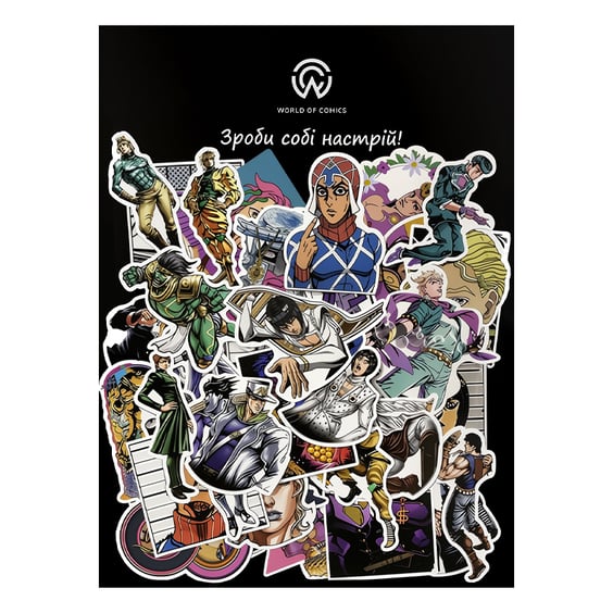 Набір стікерів JoJo's Bizarre Adventure, (8093)
