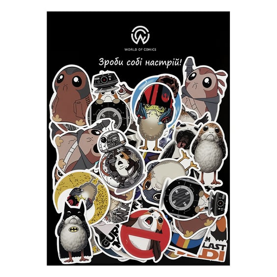Набір стікерів Star Wars: Porgs, (8098)