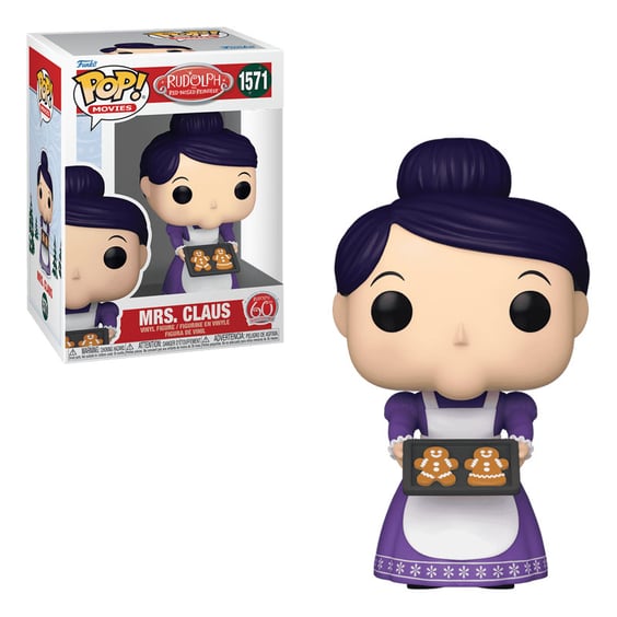 Фігурка Funko POP!: Movies: Rudolph the Red-Nosed Reindeer: 60th Anniversary: Mrs. Claus, (81042)
