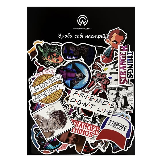 Набор стикеров Stranger Things, (8108)