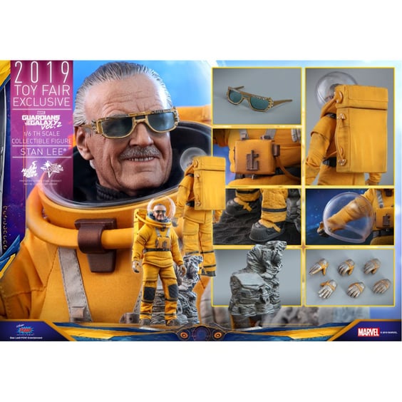 Коллекционная фигура Hot Toys: Marvel: Guardians of the Galaxy: Volume 2: Stan Lee (2019 Toy Fair Exclusive), (81117) 10