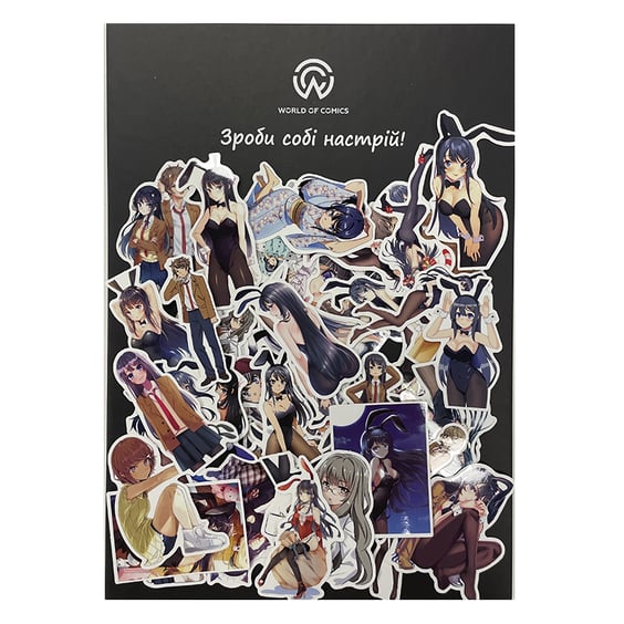 Набір стікерів Rascal Does Not Dream Of Bunny Girl Senpai, (8135)