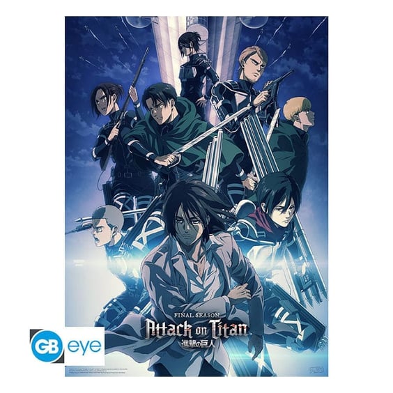 Набір постерів GB Eye: Chibi: Attack on Titan: Survey Corps and Titans, (81449) 2