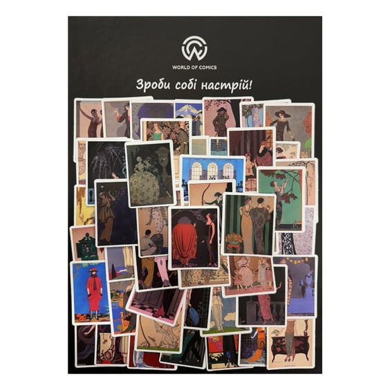 Набор стикеров Art Deco, (8150)