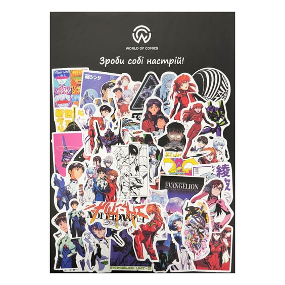 Набор стикеров Evangelion, (8165)