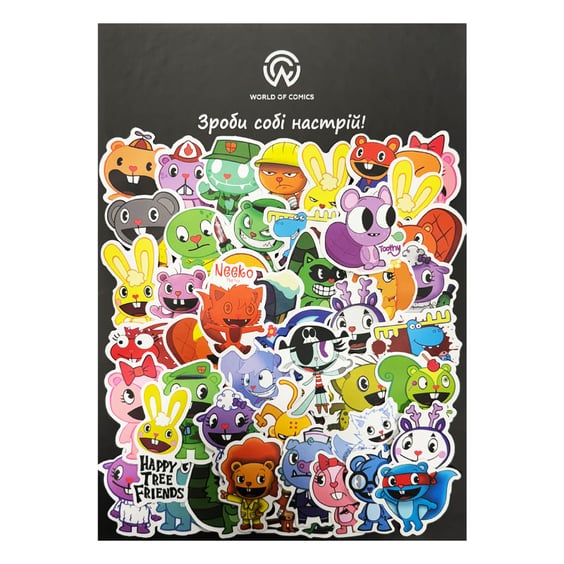 Набір стікерів Happy Tree Friends, (8168)