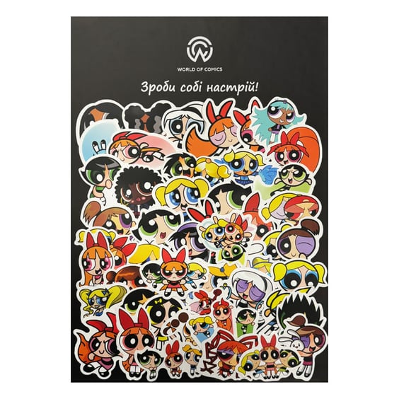 Набір стікерів The Powerpuff Girls, (8173)