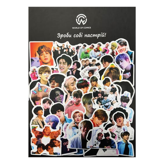Набор стикеров BTS, (8175)