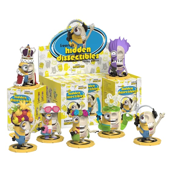 Фигурка Mighty Jaxx: Jason Freeny: Hidden Dissectibles: Minions: Vacay Edition: Series 1 (Blind Box: 1 з 7), (81781)