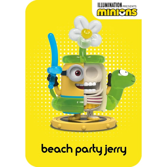 Фигурка Mighty Jaxx: Jason Freeny: Hidden Dissectibles: Minions: Vacay Edition: Series 1 (Blind Box: 1 з 7), (81781) 2