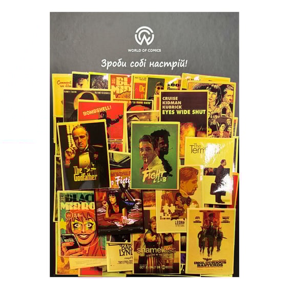 Набір стікерів Vintage Movie Posters, (8188)