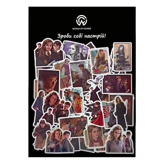 Набор стикеров Wizarding World: Harry Potter: Harry, Ron, Hermione, (8222)
